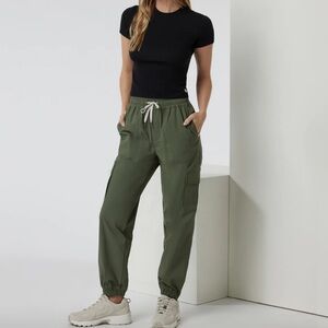 Vuori Birch Jogger army small